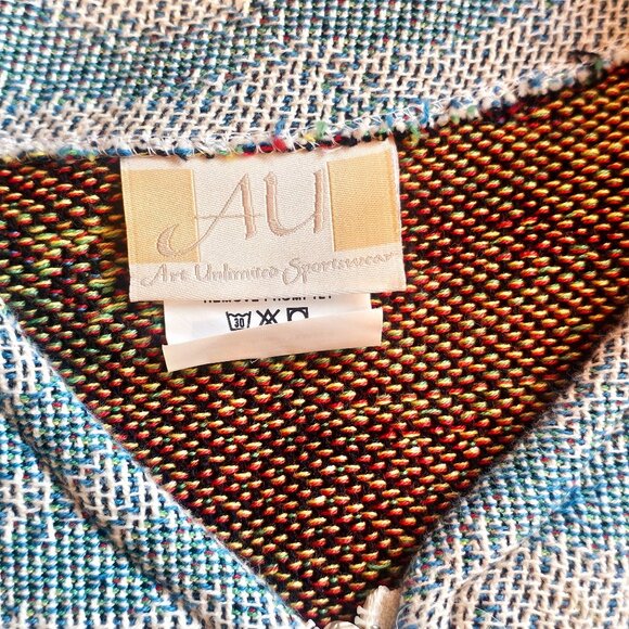 Vintage Art Unlimited Coastal Lighthouse Full-Zip Sweater Size M - Picture 6 of 14